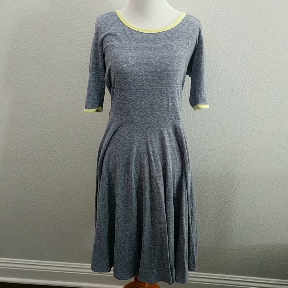 Lularoe gray Nicole dress